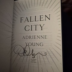 Fallen City by Adrienne Young (2025, HC) Hand-Signed With Photos & Page Overlay