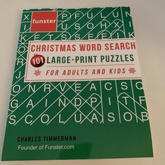 FUNSTER CHRISTMAS WORD SEARCH 101 LARGE-PRINT PUZZLES FOR By Charles Timmerman