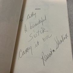 Rare SIGNED & Personally Inscribed Assata Shakur Paperback Autobiography *no COA