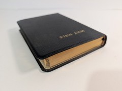 Cambridge Cameo Holy Bible KJV French Morocco Leather India Paper Vintage 1972
