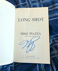 Mike Piazza & Lonnie Wheeler Long Shot Signed Hardcover Autobiography