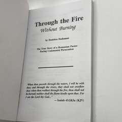 Through the Fire Without Burning by Duduman, Dumitru Paperback / softback Book