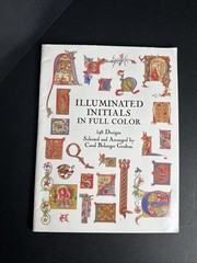 New Illuminated Initials in Full Color: 548 Designs Dover Pictorial Archive Book