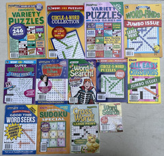 Lot Of 13 Kappa PennyPress Word Search Puzzles Crosswords Sudoku NEW