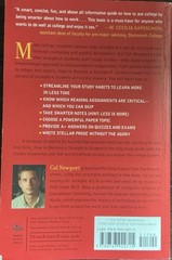 Cal Newport How to Become a Straight-A Student Paperback Study Guide YA