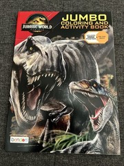 Jurassic World Jumbo Coloring & Activity Dinosaur Book Dinosaurs To Color T-Rex