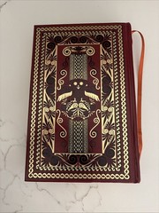 GODS AND HEROES OF ANCIENT GREECE by Gustav Schwab Leather Bound NICE CONDITION!