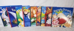 Set of 9 Nursery Rhyme books by Wendy Straw, Humpty, Old MacDonald, Wheels Etc