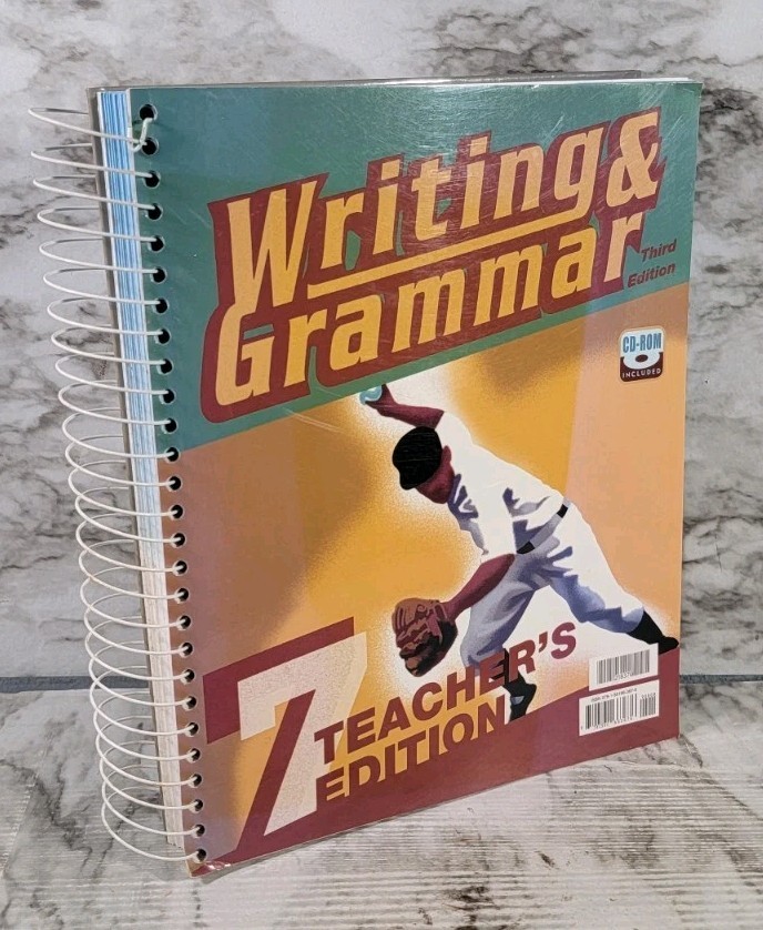 Writing & Grammar 7 Teacher’s Edition CD-Rom Included 3rd Edition BJU Press