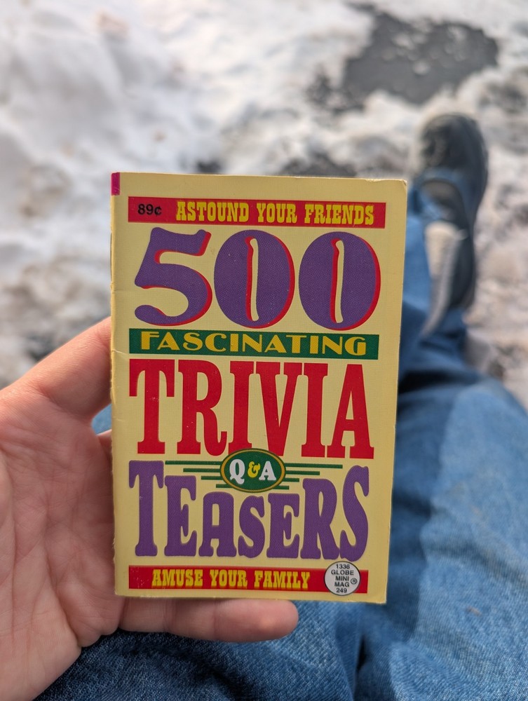 500 Fascinating Trivia Q&A Teasers 1993 By Charles Raymond