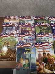 CAPITAL MYSTERIES Ron Roy Chapter Books Complete Series Lot 1-14 Bundle Kids