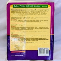 COLLEGE WRITING SKILLS WITH READINGS, 6TH EDITION (TEXT, By John Langan
