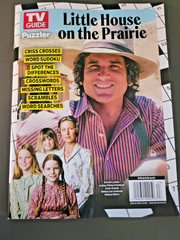 Little House On The Prairie Puzzler by TV Guide-Variety of Games With Show Theme