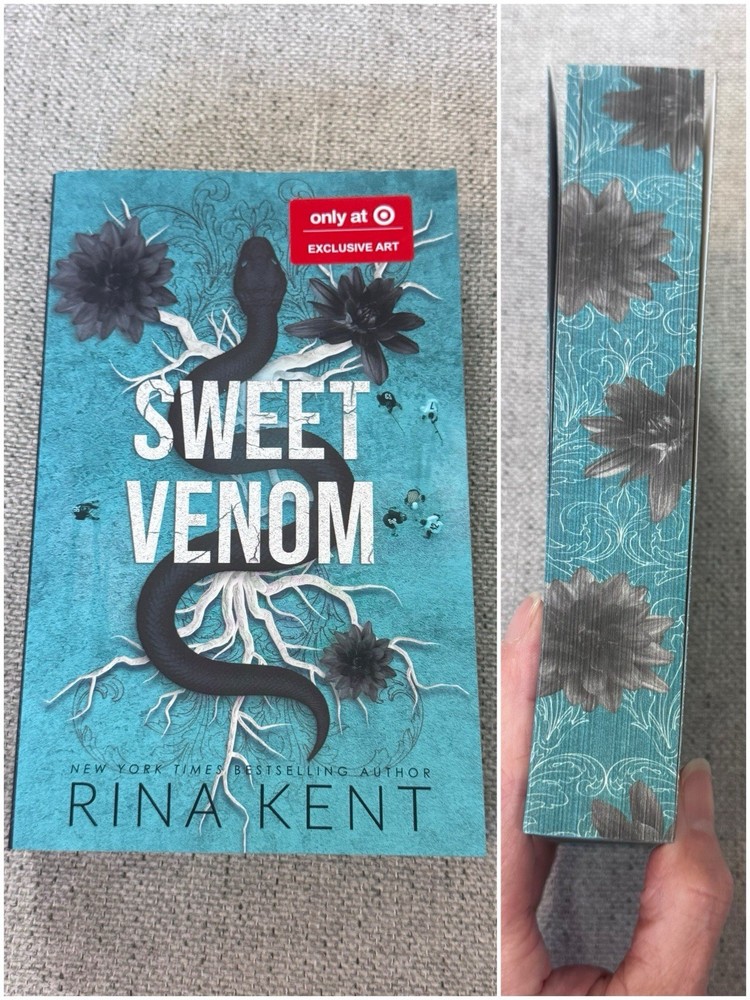 Sweet Venom By Rina Kent Target Exclusive Edition Sprayed Edge Character Art