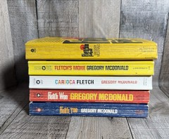 Fletch Series By Gregory McDonald Book Lot Books 3,5,7,8 &9