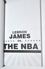 „LeBron JAMES vs. THE NBA,” Non-Fiction Paperback Book, 237 Pages, New (c) 2017