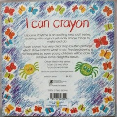I Can Crayon by Ray Gibson Paperback Usborne Playtime Age 5 and up