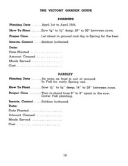 1944 The Victory Garden Guide 27 Page