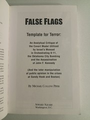 False Flags: Template for Terror by Michael Piper PB