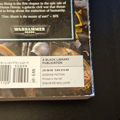 Dan Abnett Horus Heresy Ser. Horus Rising Paperback Black Library 2011 Sci-Fi
