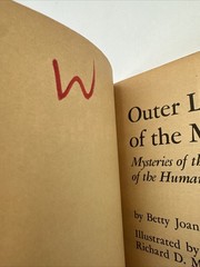 Outer Limits Of The Mind Joan Burr PB 1974 Mysteries Human Power 96 Pages Mass M
