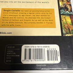 The Action Bible: God’s Redemptive Story by Doug Mauss HC 2010 Illus Cariello