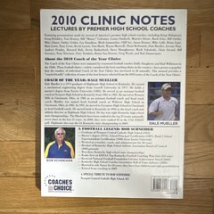 Coaches Choice 2010 Coach of the Year Clinic Notes Earl Browning Football PB