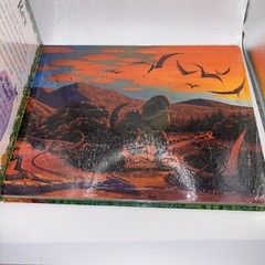 Jigsaw Dinosaurs by Anne Sharp. (2000, Hardcover) jigsaw puzzles in a book form