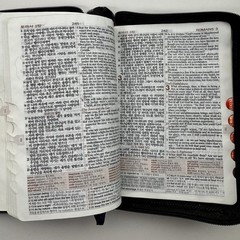 NIV NKRV Korean-English Study Bible Zippered Faux Leather Word of Life Press