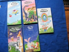VTG Lot of 5 Weekly Reader “A Just Ask Book” Series 1980s Gravity Rainbow Dino+