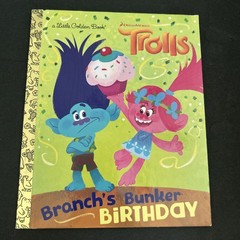 Branch’s Bunker Birthday (DreamWorks Trolls) by David Lewman (2018, Hardcover)