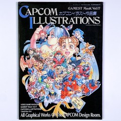 1995 Shinseisha Video Game Magazine Gamest Mook Capcom Illustrations Art Book