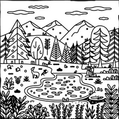 Fall Vibes Coloring Book
