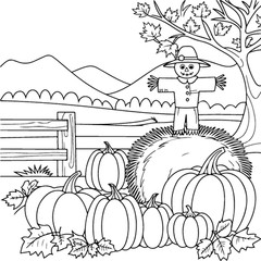 Fall Vibes Coloring Book fore all aGES