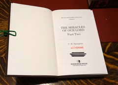 SPURGEON Miracles and Parables of Our Lord – 3 Volume Set – Reprinted 2003 Baker