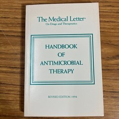 Handbook of Antimicrobial Therapy Revised Edition 1994 Infectious Disease PB