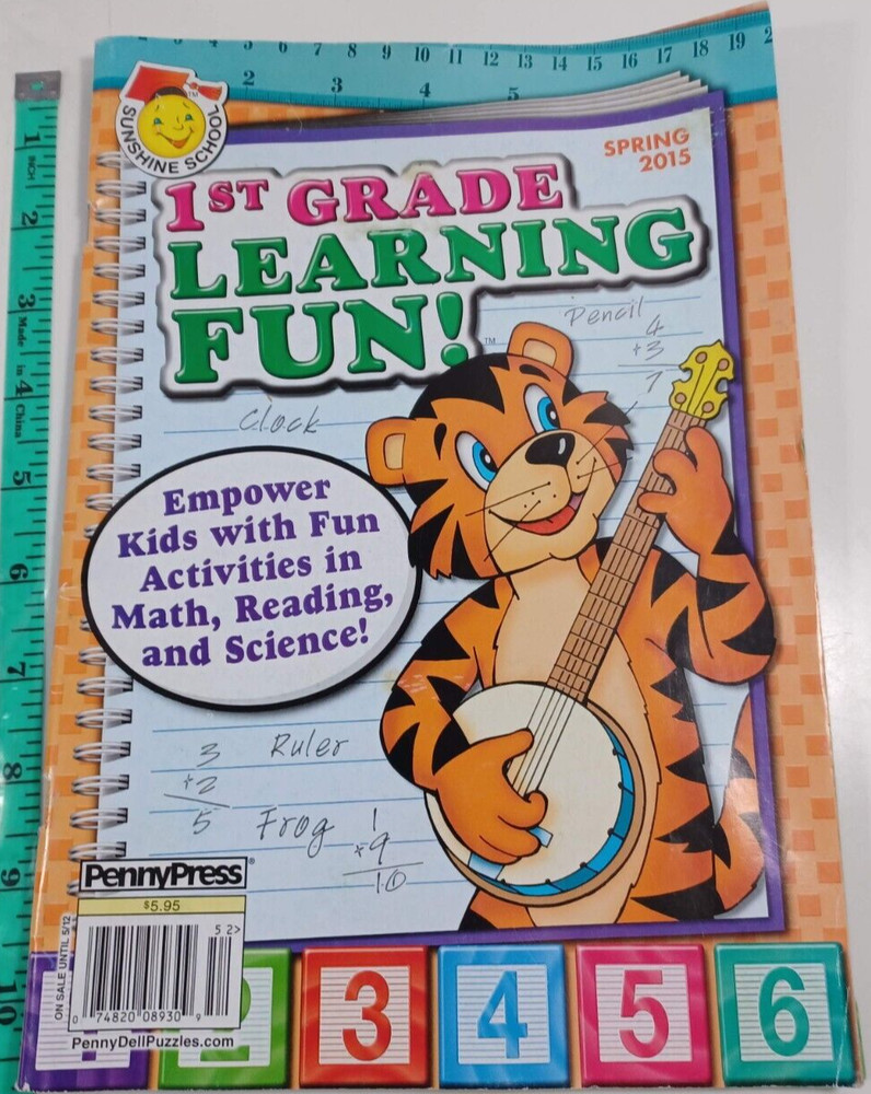 1st Grade Learning Fun Activities In Math Reading Spring 2015 paperback
