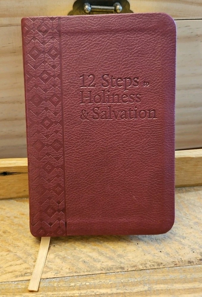 12 Steps to Holiness and Salvation St Alphonsus Liguori Burgundy LeatherSoft