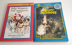 Vintage Lot of 9 Elementary Level Paperback Chapter Books 1970″ to 2000’s B70