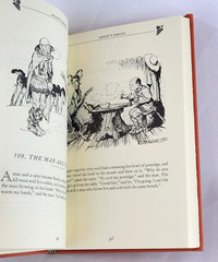 AESOP’S FABLES Illustrated by Arthur Rackham Flexi Bound Faux Leather Brand NEW