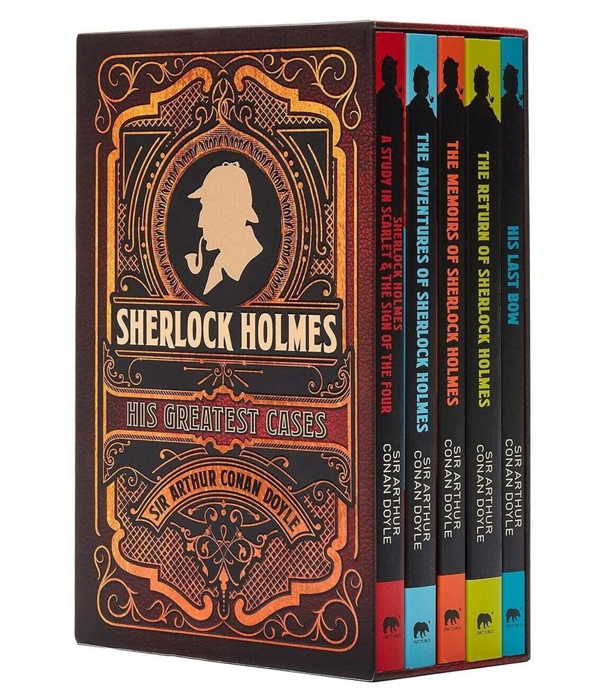 Sherlock Holmes His Greatest Cases 5 Books Paperback Set – By Arthur Conan Doyle