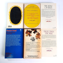 Vintage Pulp Erotica Lot of 6 Adult Paperbacks 60s & 80s, Fanny Hill, Flea