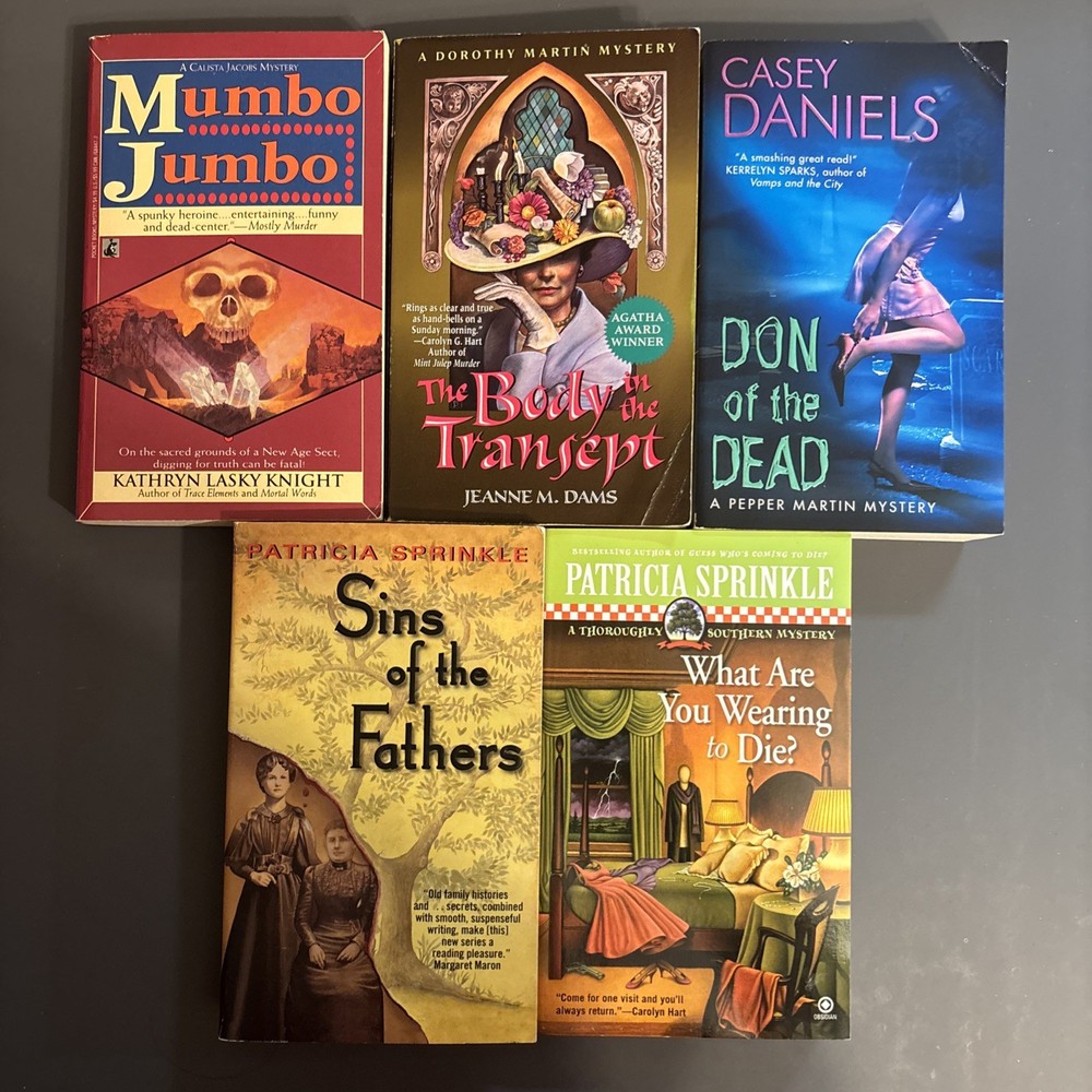 1991-2008 Mystery Novels, Book Lot