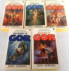 Lot of 27: John Norman complete GOR Series Tarl Cabot 1-25 DAW, DelRey, plus 2
