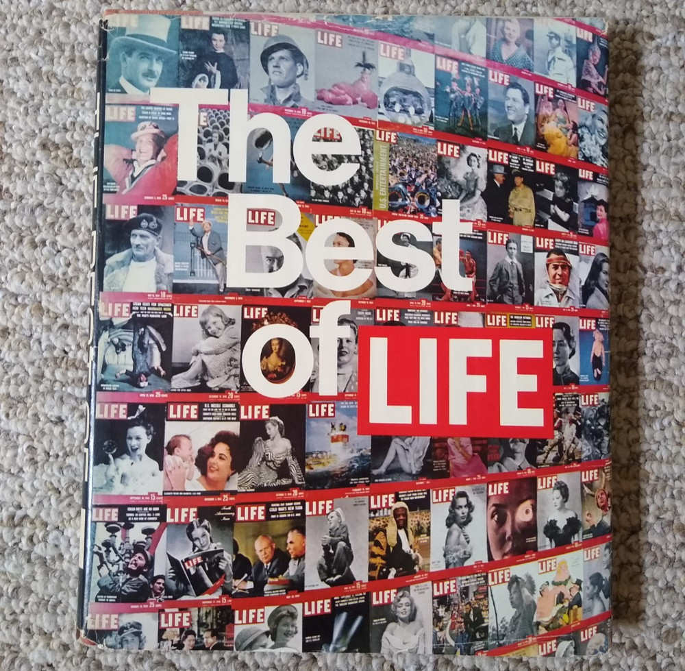 The Best of Life Book 1973 Vintage Book History Photography Athletes Science Art