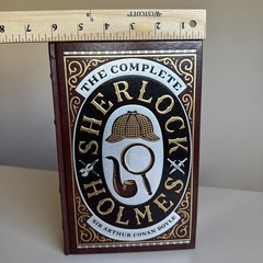 The Complete Sherlock Holmes by Sir Arthur Conan Doyle Leather Bound Hardcover