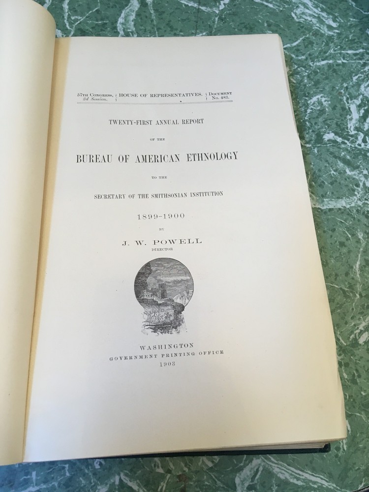 BUREAU OF AMERICAN ETHNOLOGY 31st Annual Report 1909-10 HB Smithsonian Tsimshia