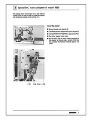BERNINA 1630 Service Manual – ROBUST WIRE BOUND – RUGGED COVERS
