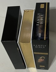 KJV Family Bible, Deluxe White Bonded Leather-Over-Board by Holman Bible Lk NEW