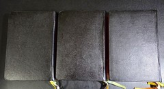 THE DIVINE OFFICE BREVIARY (Latin/English) 3 Volume Set (Leather) Slipcases 1963